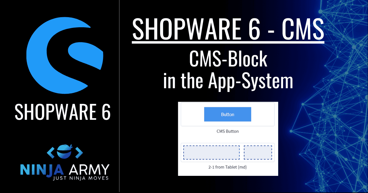 How to create a CMS-Block in the App-System